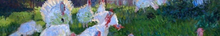 Claude Monet - Les dindons (fragment).